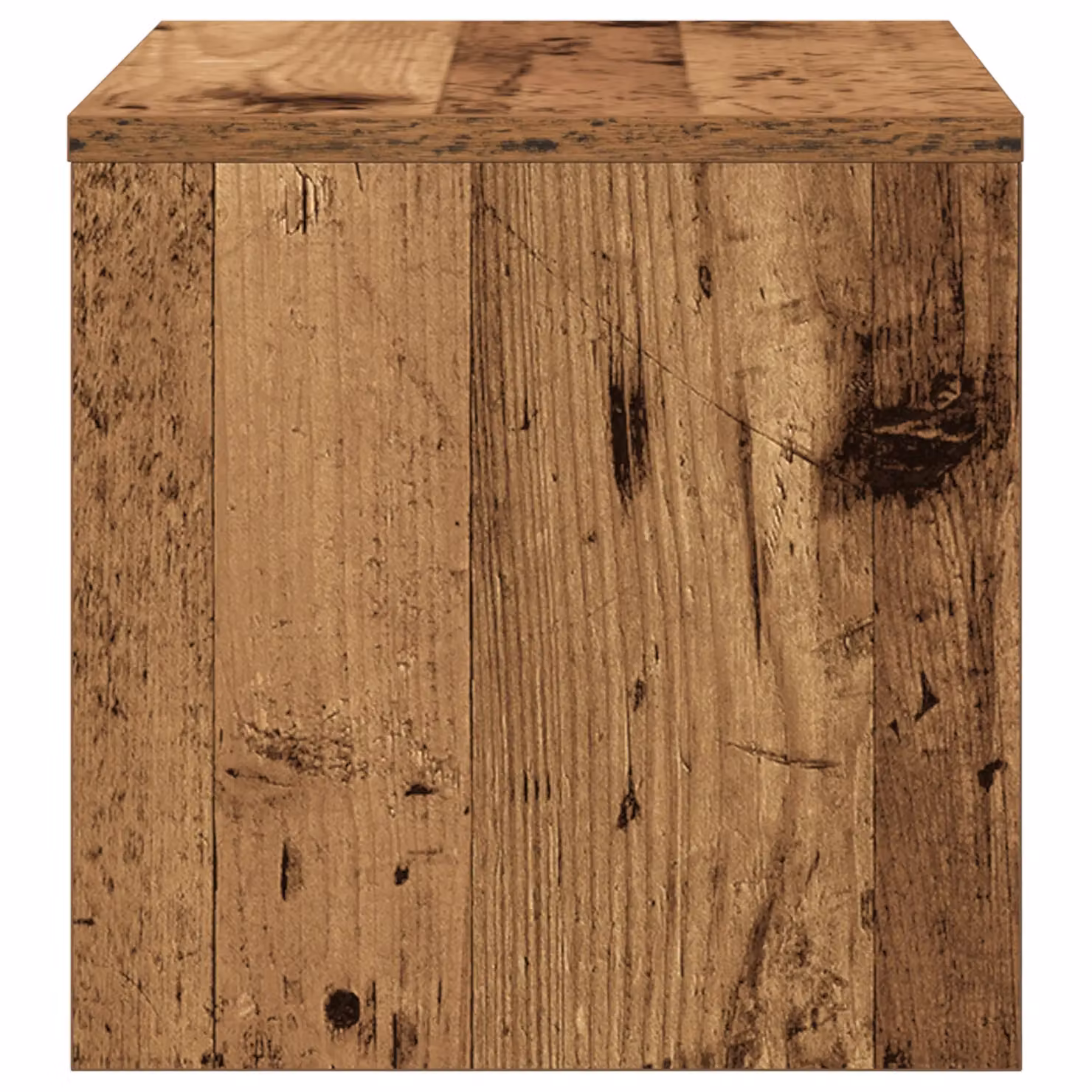 Berkfield Home Set of 2 Rustic Bedside Cabinets in Brown, W/D/H: 40 x 30 x 30 cm – 6