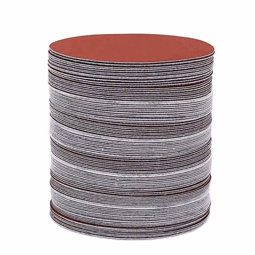 SPETLEK 100-Piece Brown Hook and Loop Random Orbital Sander Discs, 75 mm – 2