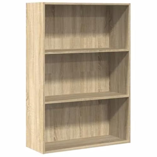 vidaXL Modern Bookcase in Brown, W/D/H: 80 x 30 x 114 cm