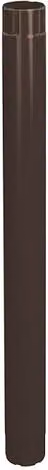 Lindab Steel Intermediate Downpipe, Brown, Diameter: 120 mm