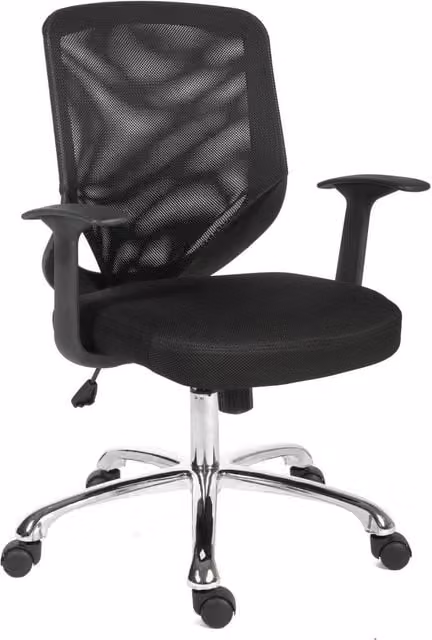 Teknik Nova Mesh Executive Chair in Black with Armrests and Castors