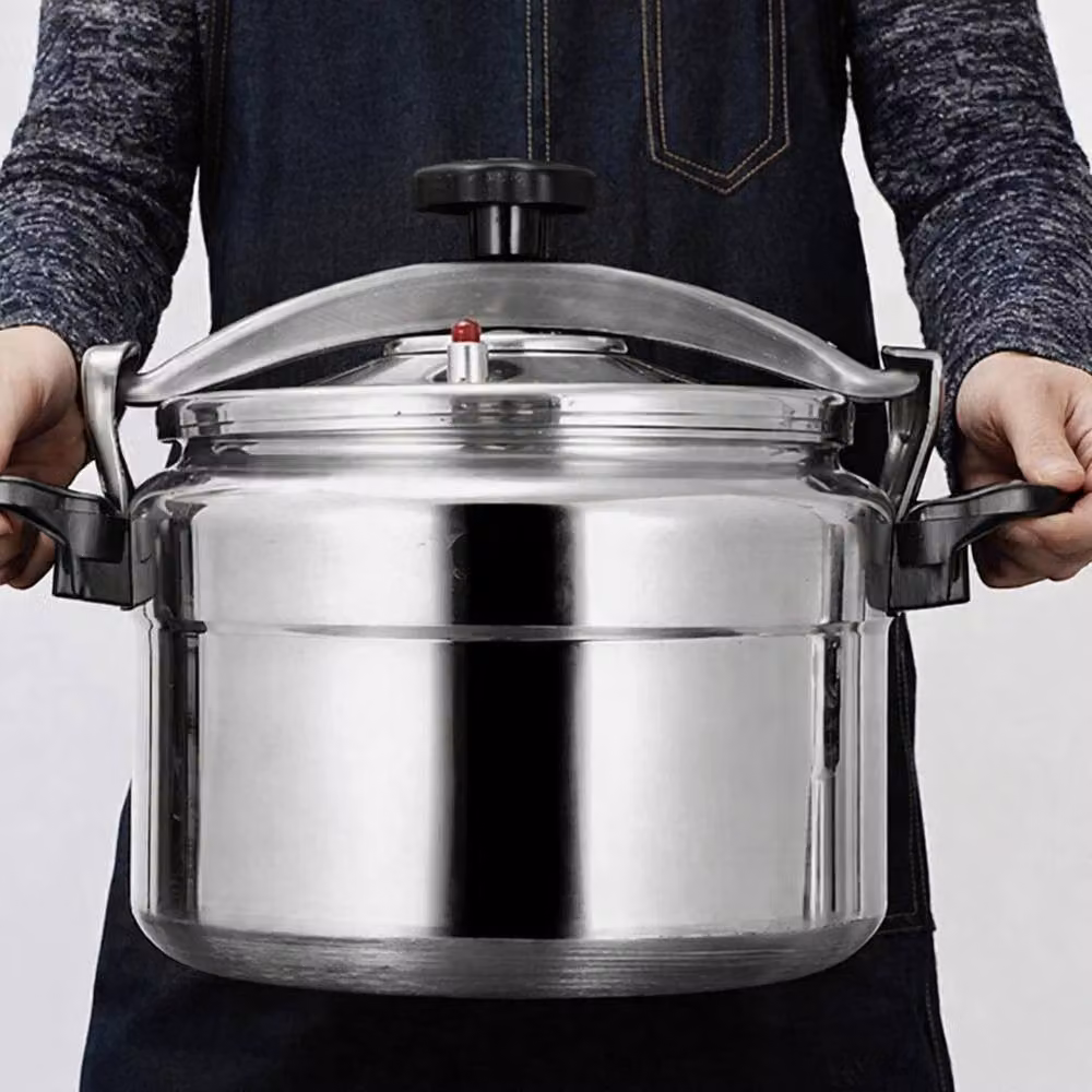 NESTLUNE Silver Stainless Steel Pressure Cooker and Kitchen Stove Top Steamer, W/D/H: 100 x 15 x 15 cm – 2