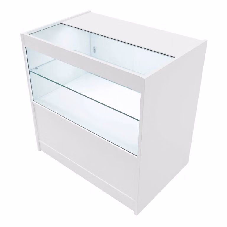 Monstershop Europa LED Shop Counter Set B900, C900, TB60 & LM60 in White