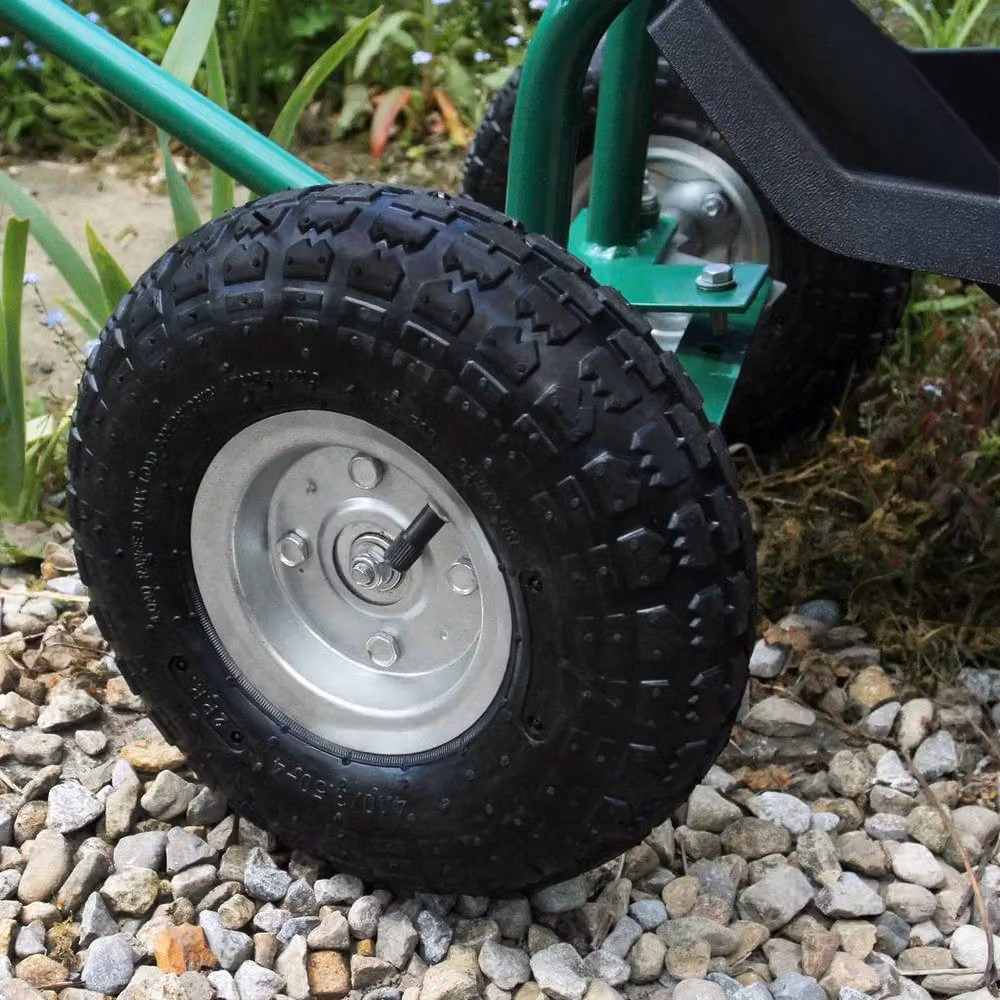 Monstershop Heavy-Duty Mobile Garden Seat in Green – 3