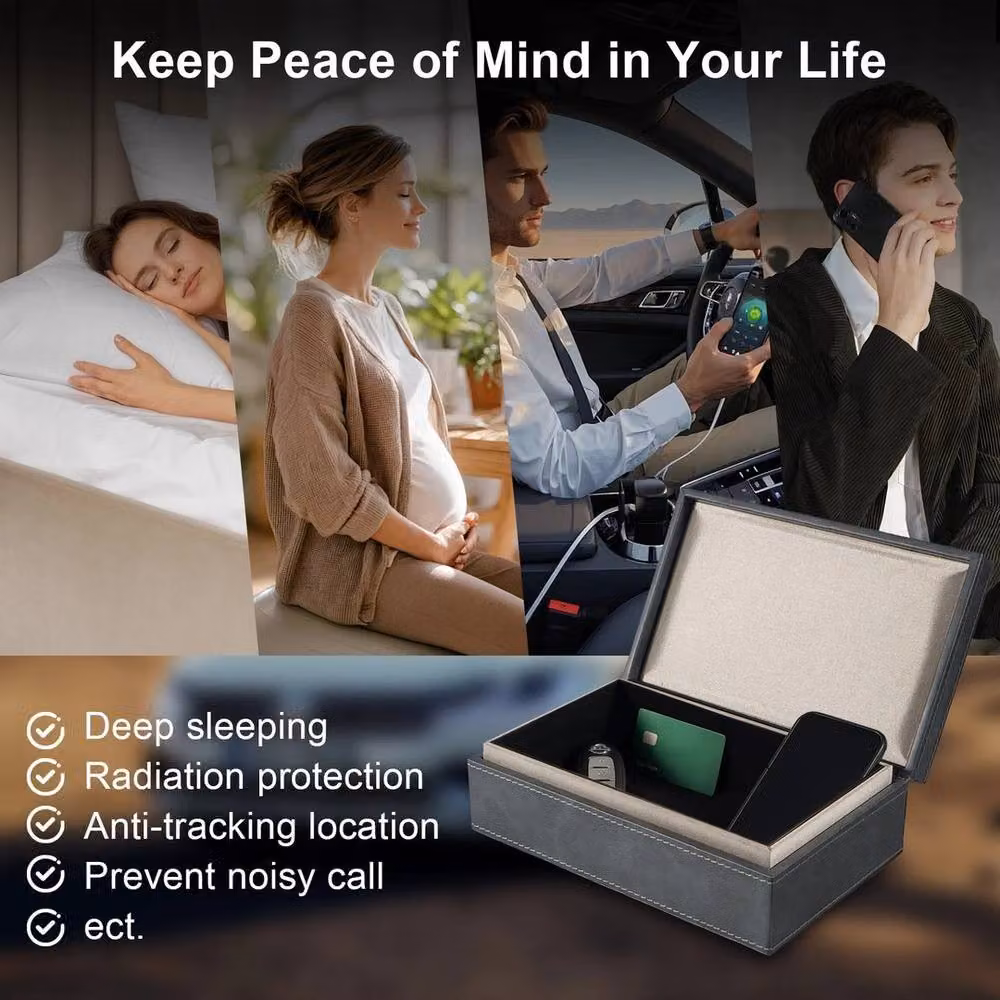 SPETLEK 2-in-1 Faraday Box for Car Keys in Grey – 4