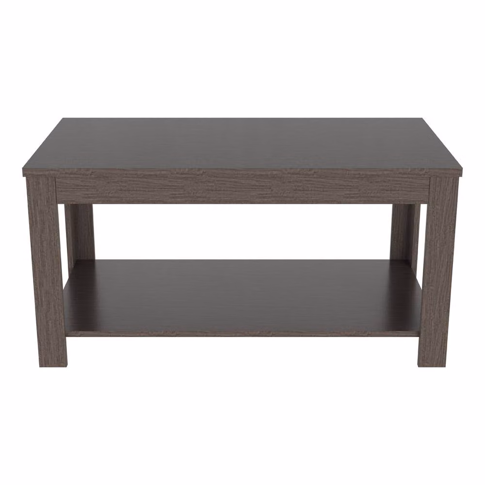 AVF Calibre Grey Minimalist Rectangular Coffee Table W: 90 cm, D: 50 cm – 2