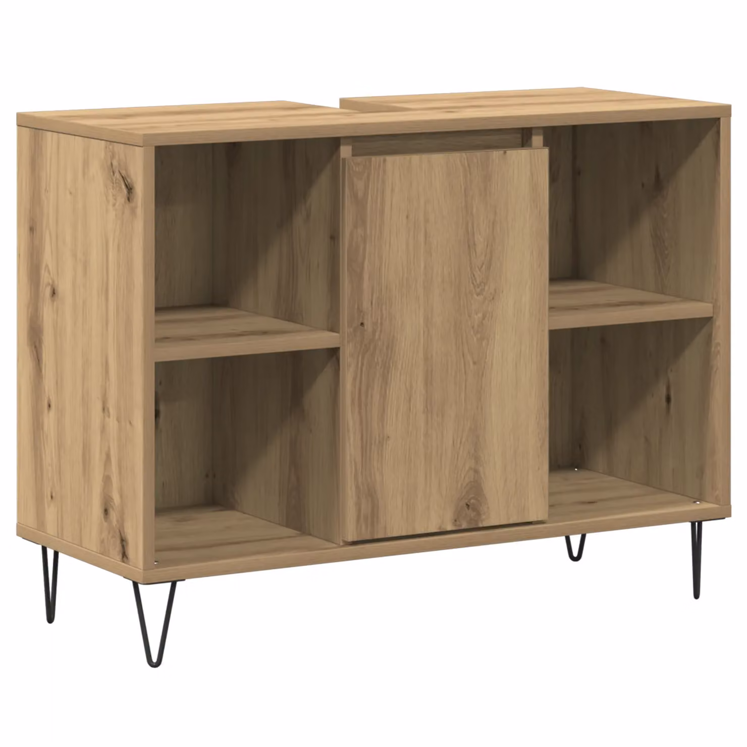Berkfield Home Artisan Oak Bathroom Vanity Unit in Brown – 2