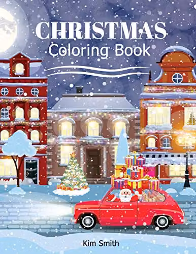 Christmas Colouring Book for Kids Ages 4-8: Santa Edition Multicolour Paper Activity Book