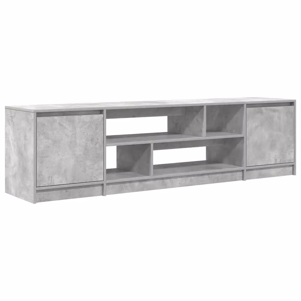 Berkfield Home Modern TV Cabinet in Concrete Grey, W: 188.5 cm, D: 50 cm, H: 50 cm – 2