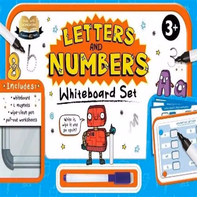Autumn Publishing Letters and Numbers Paperback Book for Ages 3+ in Multicolour