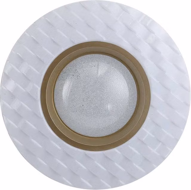 Netlighting Bumi Round Flush Ceiling Light, White, 48 cm, 4000K Neutral White LED