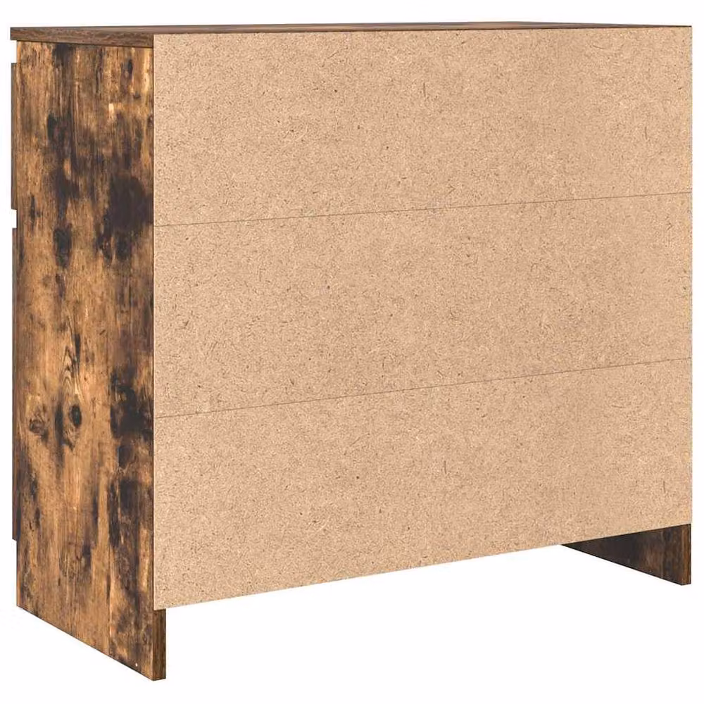 Berkfield Home Smoked Oak Sideboard with Drawer in Brown, W/D/H: 71 x 35 x 65 cm – 5