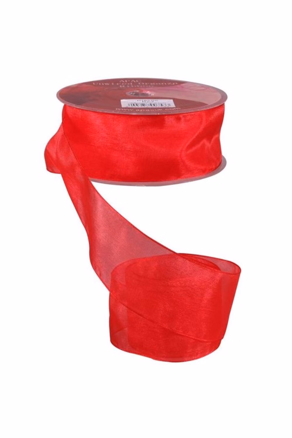 KDMD Red Woven Edge Organisa Ribbon, 38mm, 2 Pack – 2
