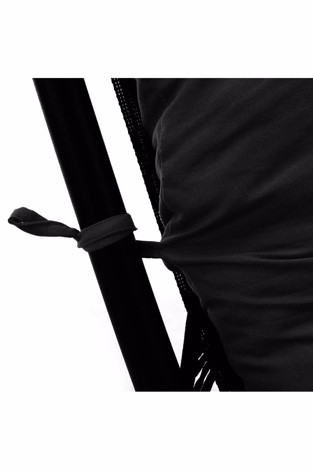 Living and Home Black Cotton Outdoor Chaise Lounge Chair Cushion, W: 48 cm, L: 125 cm – 6