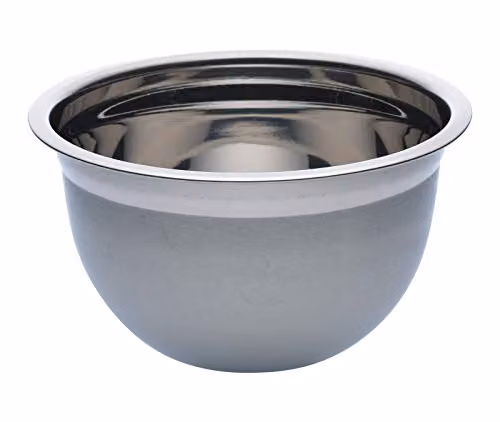 KitchenCraft Stainless Steel Mixing Bowl, Silver, 4 l