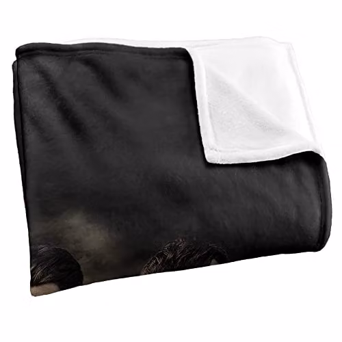 LOGOVISION Vampire Diaries Brothers Super Soft Fleece Throw Blanket, White and Multicolour, W: 152 cm, D: 127 cm – 2