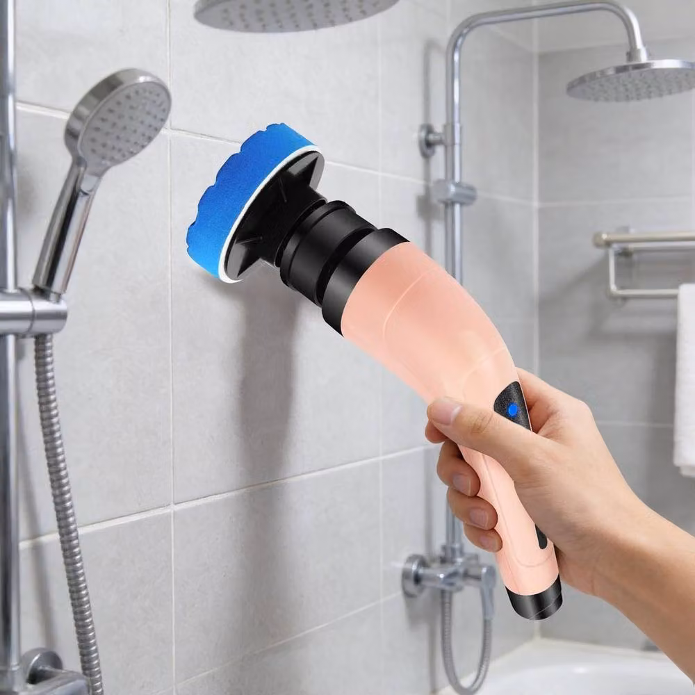 PAWNORA Rechargeable Cordless Spin Scrubber in Pink – 3
