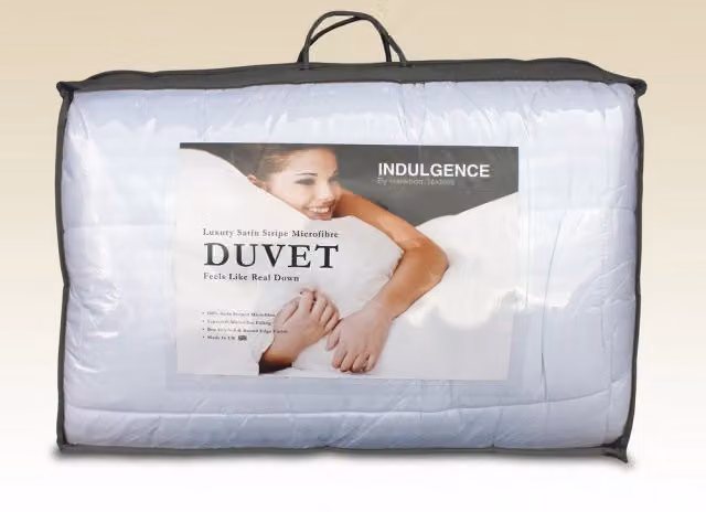 Harwood Textiles Indulgence Microfibre Summer Duvet, 4.5 Tog, White, Double