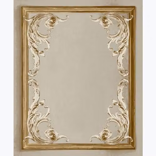 Grandeco Paul Moneypenny Rococo Plaster Pattern Wallpaper in Beige, Gold and Grey – 1
