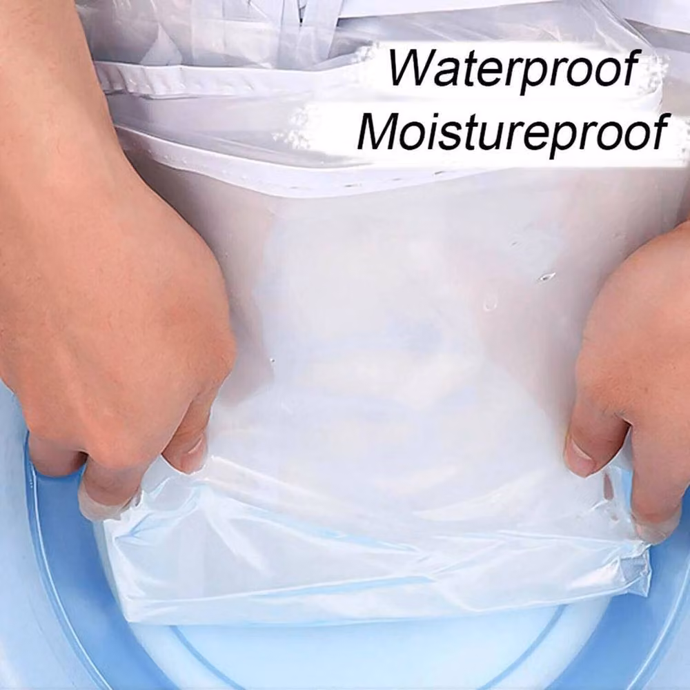 NESTLUNE Waterproof PEVA Zip Up Clothes Rail Cover, Transparent, W/D/H: 100 x 100 x 100 cm – 3
