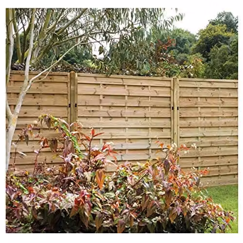 Forest Brown Impregnated Wooden Fence Boards, Pack of 5