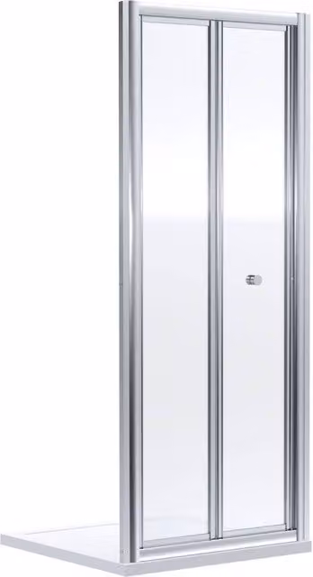 Balterley Rectangular Bi-Fold Shower Door, Silver, W: 100 cm, H: 190 cm
