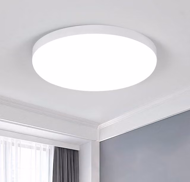 COMELY Extra-Flat Round LED Ceiling Light, White, 32W, 6500K, IP44, Diameter: 30 cm – 1