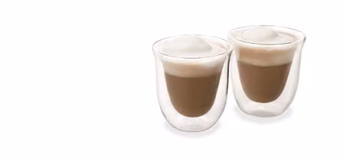 La Cafetiere Double Walled Glass Cappuccino Mugs, Set of 2, 200ml, Transparent – 1