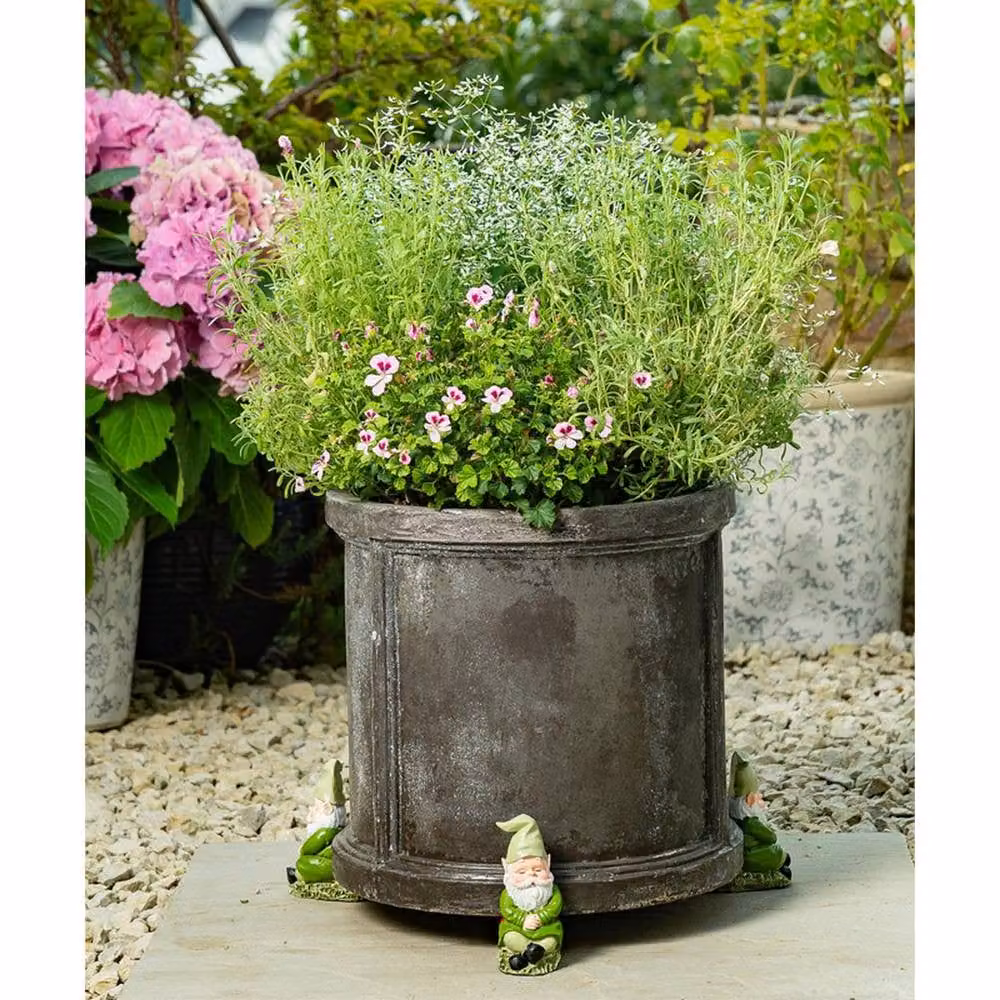 Jardinopia Sleeping Gnome Plant Pot Feet, Set of 3, Green – 4