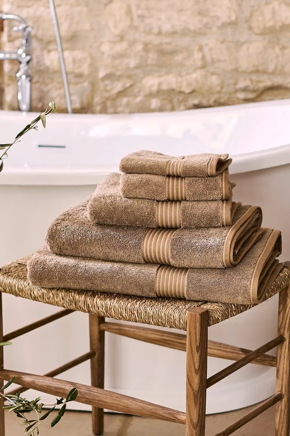 Christy Supreme Hygro Luxury 100% Cotton Pile Bath Towel in Brown – 3
