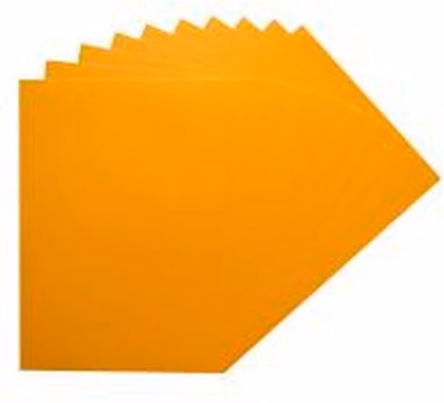 Janrax Pack of 100 Orange Coloured Paper Sheets, 75gsm, A5