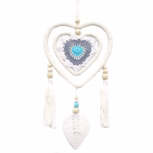 KDMD Blue Heart in Heart Hanging Dream Catcher – 1