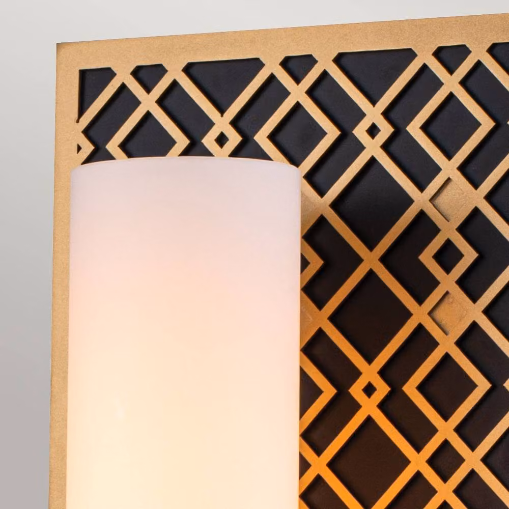 Netlighting Ziggy Gold Bathroom Wall Lamp IP44 – 2