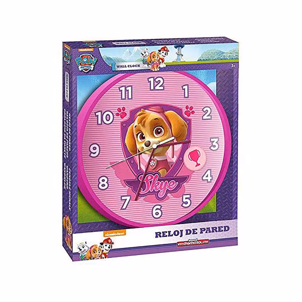 Simpa Skye Pink Round Analogue Wall Clock for Children – 2