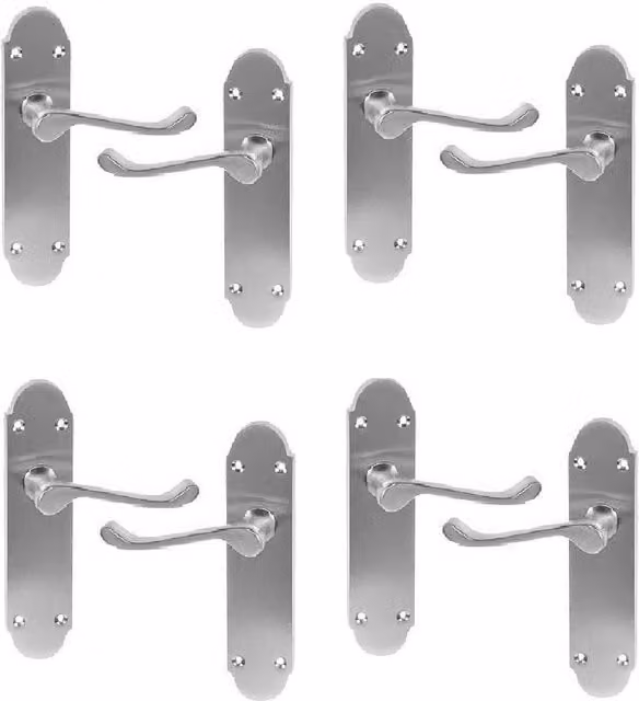 Golden Grace Chrome Lever Latch Door Handles