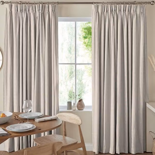 Simply Collection Blackout Fabric Panel Curtain in Beige