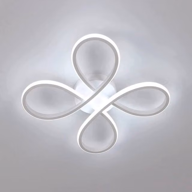 Kelvenix Modern Square LED Ceiling Light in White – 1