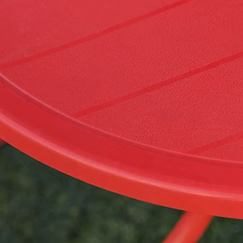 Outsunny Kids Outdoor Table and Chairs Set with Adjustable Umbrella, Red – 5