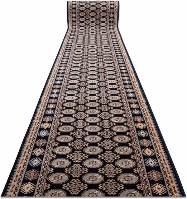 RugsX Blue Wool Nain Oriental Runner, W: 100 cm, L: 150 cm – 1