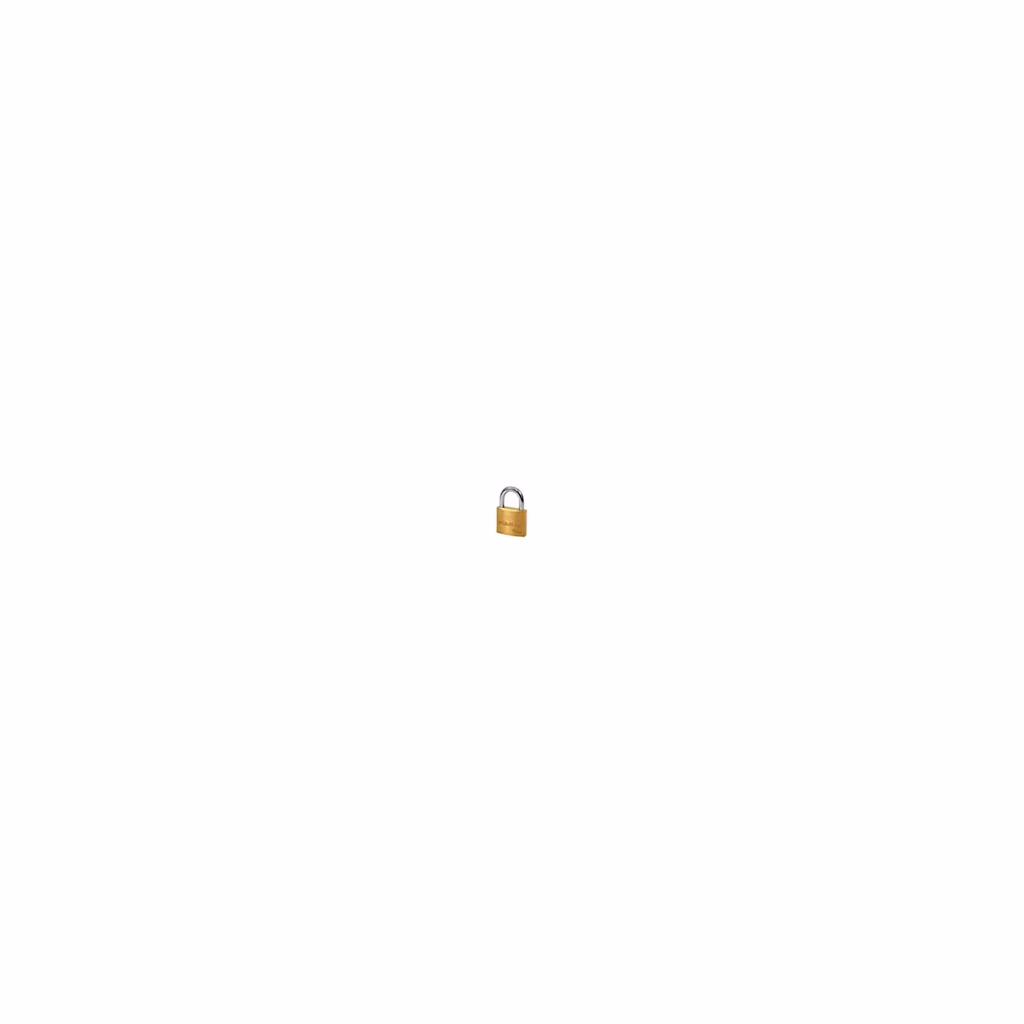 Master Lock V Line Brass 40mm Padlock Keyed Alike 4232 in Gold – 2