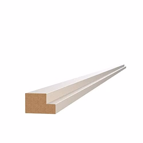 Kitchen Kit Shaker Door Flatpack Unit with Multi Rail in Cashmere Matt, W: 305 cm, H: 56 cm