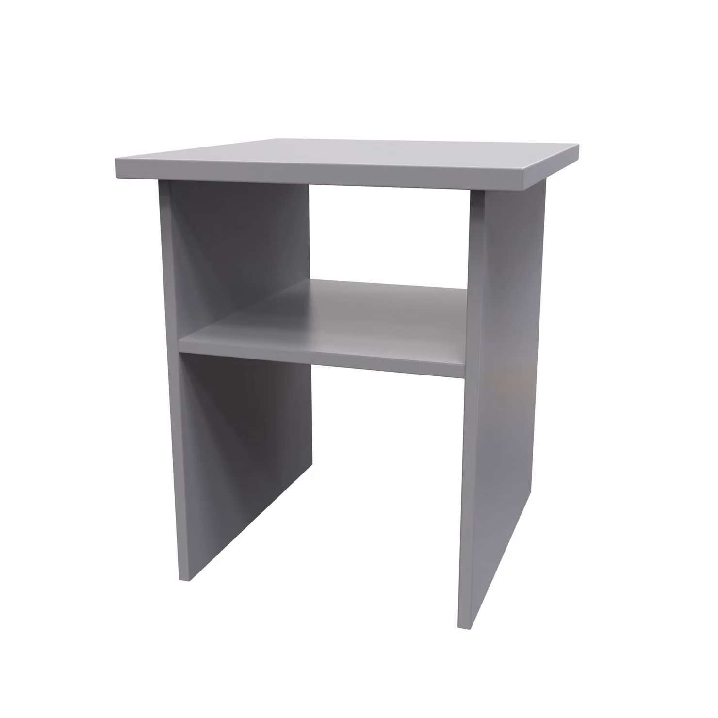 Ready Assembled 2 U Gloucester Lamp Table in Dark Grey – 2