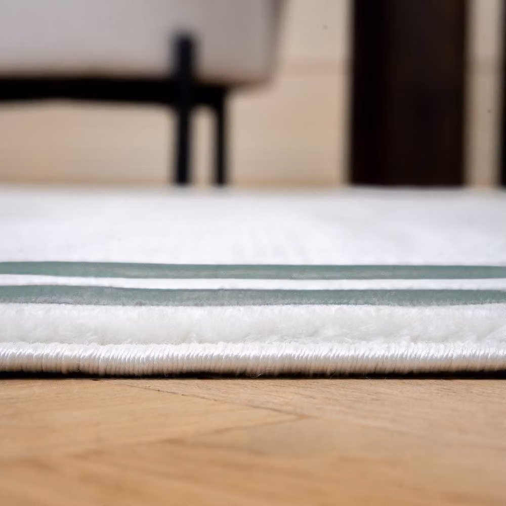 THE RUGS Carmel Bordered Area Rug in Green, W/D/H: 120 x 170 cm – 4