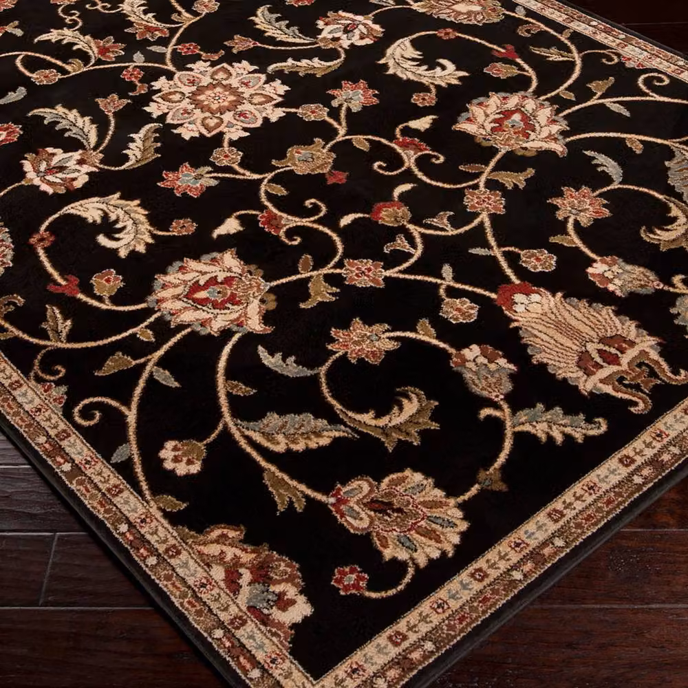 Livabliss Riley Vintage Traditional Boho Living and Dining Rug in Beige, Brown, Green and Black, W: 160 cm, D: 230 cm – 6