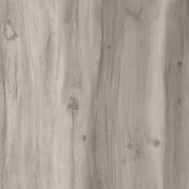 Vinyl Flooring UK HolCl Glue-Down Contract Luxury Wood-Look Vinyl Tiles in Grey, 18 Planks (Covers 3.89sqm)