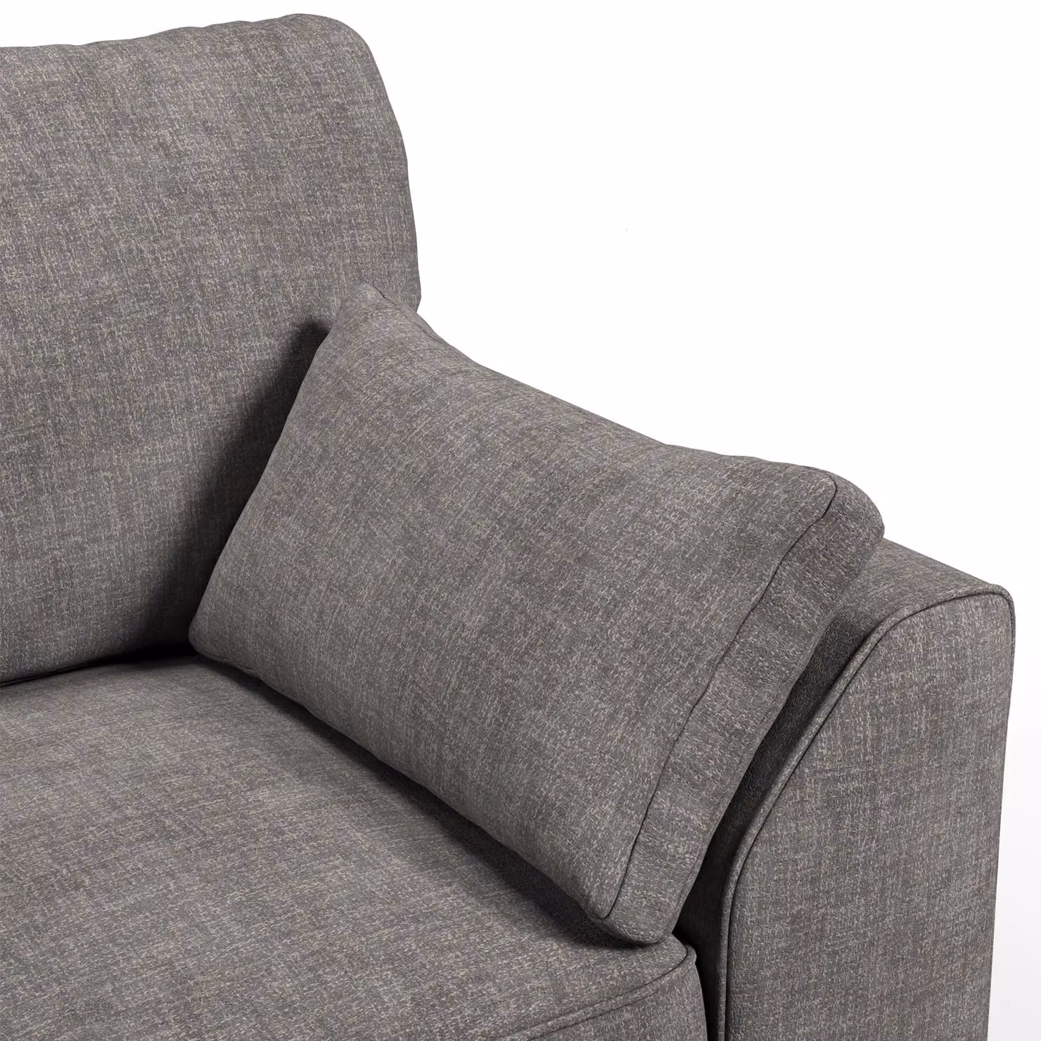 Furnishings For Less UK Hilliard Fullback Fabric Single Seater Armchair in Anthracite Grey – 3