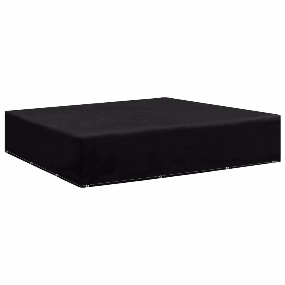Berkfield Garden Furniture Cover with 12 Eyelets, Black, W/D/H: 250 x 250 x 70 cm – 2