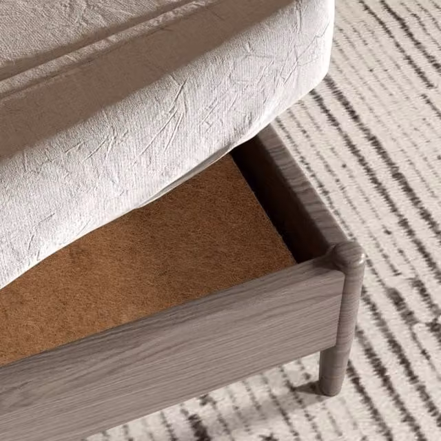 Berkfield Home Brown Coconut Coir Mattress Pad, W/D/H: 90 x 200 cm