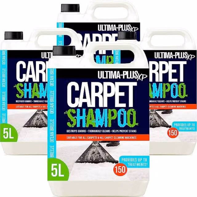 ProKleen XP Carpet Cleaning Shampoo High Concentrate Ocean in Clear 4 Pack – 1