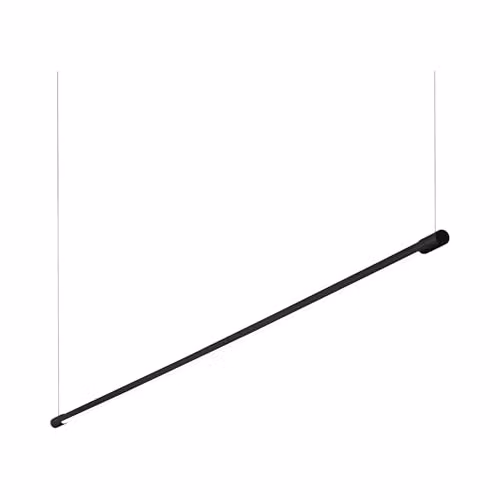 Netlighting Yoko LED Linear Integrated Suspended Pendant Light, Black, Warm White 3000K – 1